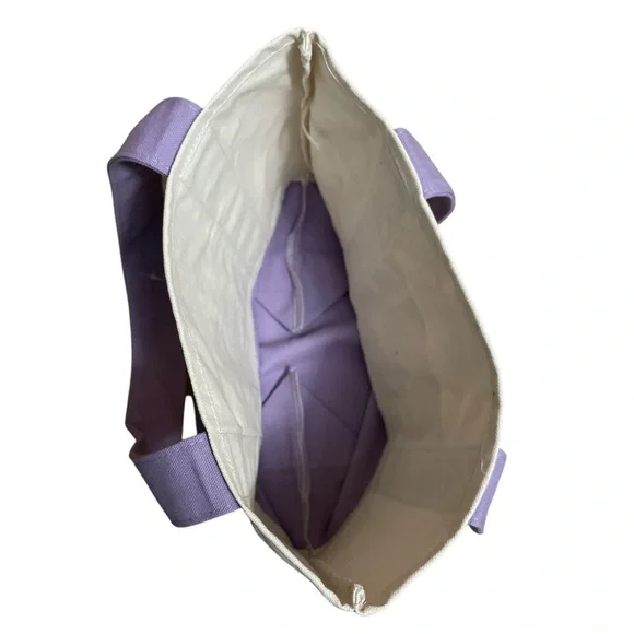 Trader Joe's Pastel Mini Canvas Tote Bags 2025 LIMITED EDITION - Picture 2 of 5